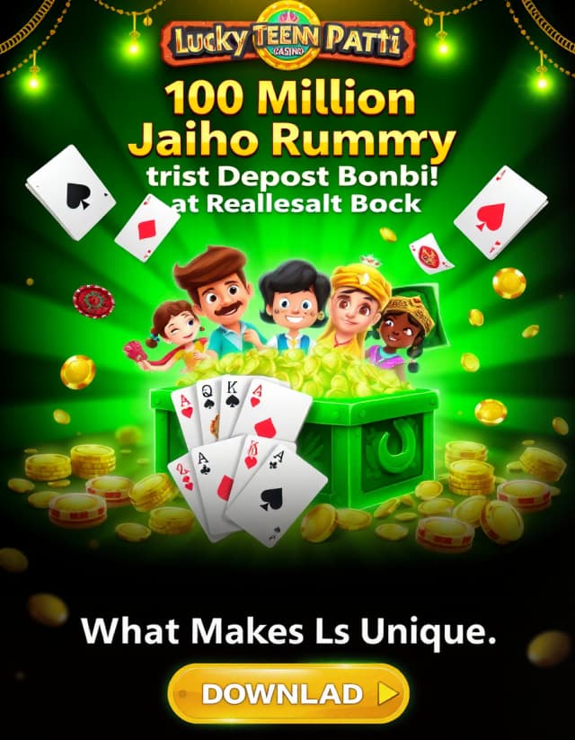 Lucky Teen Patti 50 Bonus Banner
